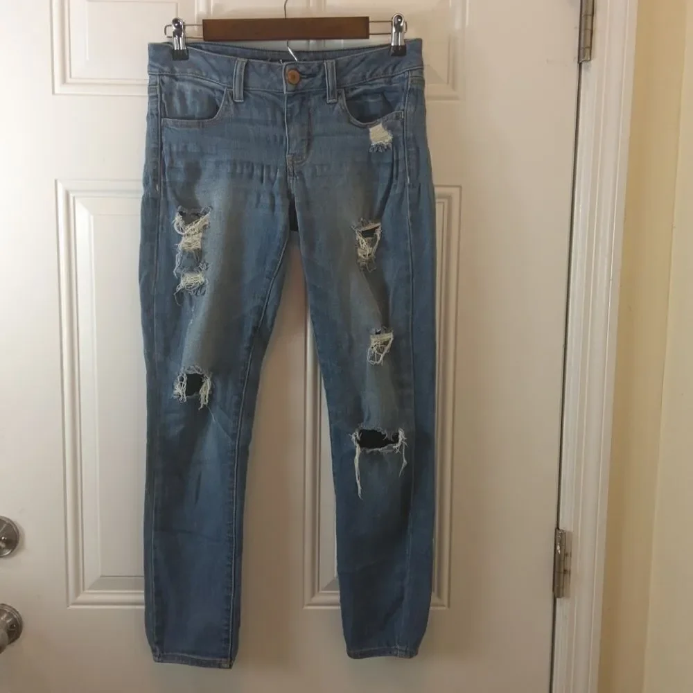 American Eagle distressed stretch Jean jeggings